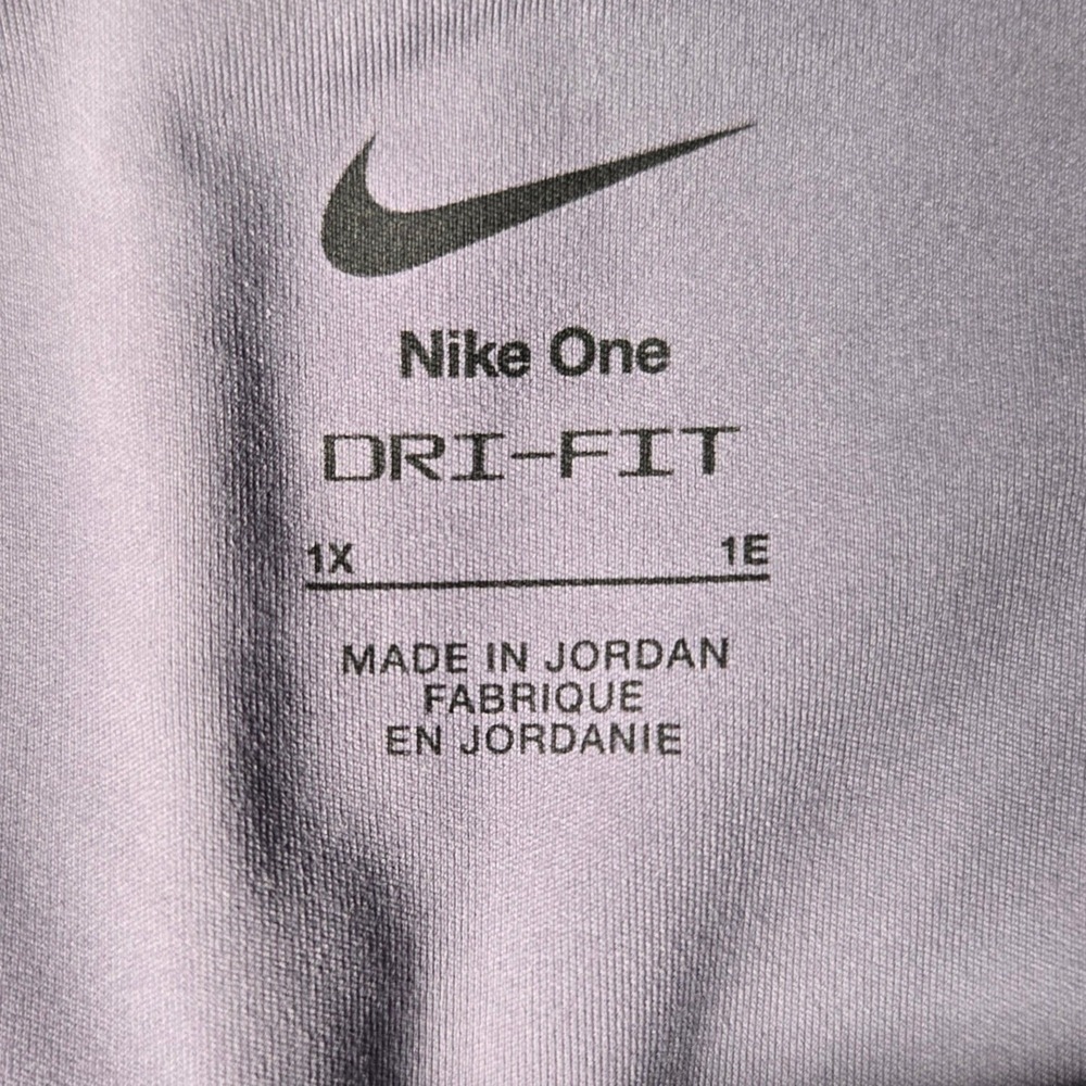 Nike One Dri-FIT Womens High Rise 5 Inch Training‎ Shorts Purple Size 1X - Picture 4 of 7
